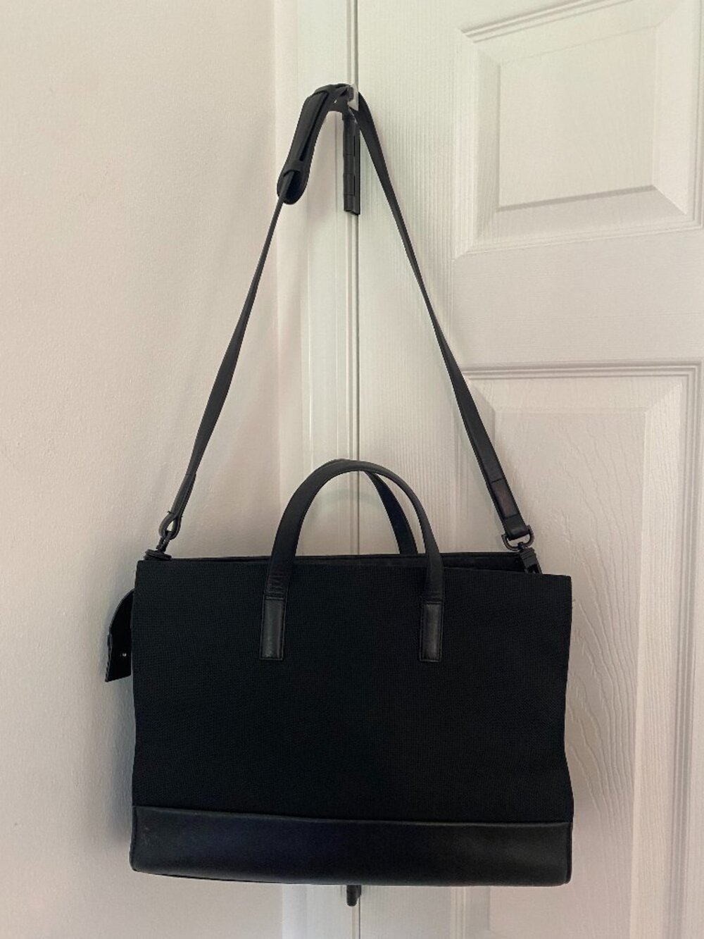Tumi 43007D3 Ballistic Nylon Leather Business Briefcase - Black